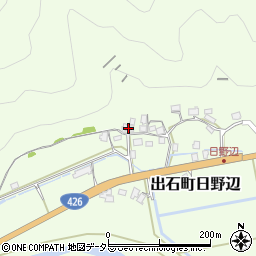 兵庫県豊岡市出石町日野辺494周辺の地図