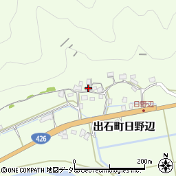 兵庫県豊岡市出石町日野辺484周辺の地図