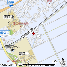 鳥取県米子市淀江町西原242-3周辺の地図