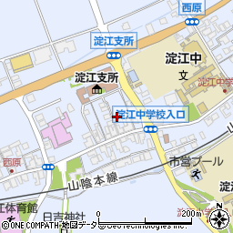 鳥取県米子市淀江町西原687周辺の地図