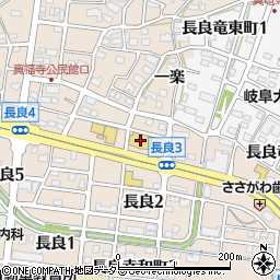 Ｖ・ｄｒｕｇ長良真福寺店周辺の地図