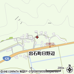 兵庫県豊岡市出石町日野辺410-1周辺の地図