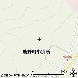 鳥取県鳥取市鹿野町小別所224周辺の地図