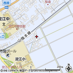 鳥取県米子市淀江町西原197-2周辺の地図