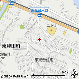 島根県松江市東津田町2168-50周辺の地図
