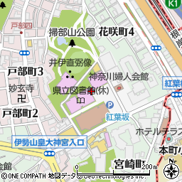 神奈川県横浜市西区紅葉ケ丘周辺の地図