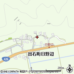兵庫県豊岡市出石町日野辺410周辺の地図