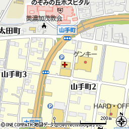 西松屋美濃加茂店周辺の地図