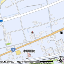 鳥取県米子市淀江町西原1227-1周辺の地図