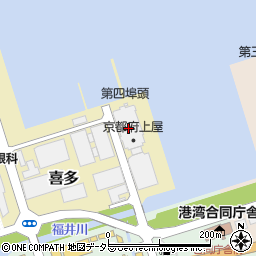 京都府上屋周辺の地図