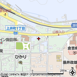 鳥取県倉吉市上井53周辺の地図