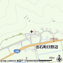 兵庫県豊岡市出石町日野辺491周辺の地図