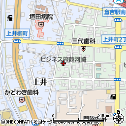 ビジネス旅館河崎周辺の地図