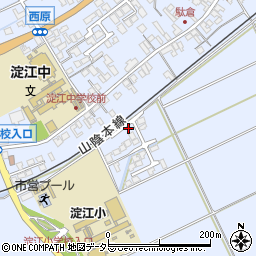 鳥取県米子市淀江町西原240-5周辺の地図