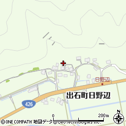 兵庫県豊岡市出石町日野辺485周辺の地図