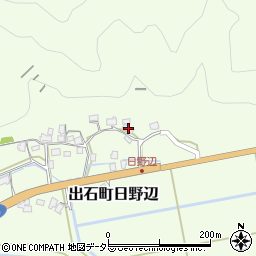 兵庫県豊岡市出石町日野辺398-1周辺の地図
