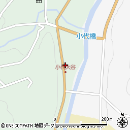 兵庫県美方郡香美町小代区大谷24周辺の地図