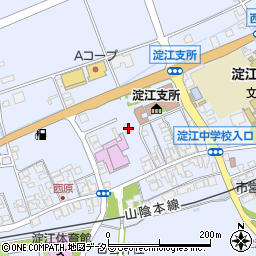 鳥取県米子市淀江町西原705-1周辺の地図