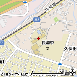 袖ヶ浦市立長浦中学校周辺の地図