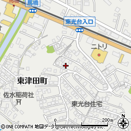 島根県松江市東津田町2168-47周辺の地図