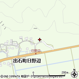 兵庫県豊岡市出石町日野辺390-1周辺の地図