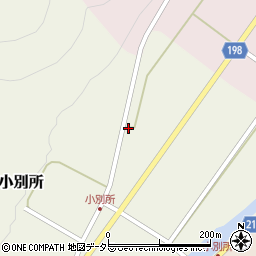 鳥取県鳥取市鹿野町小別所693周辺の地図