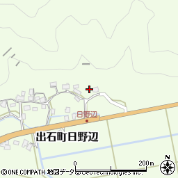 兵庫県豊岡市出石町日野辺390-2周辺の地図