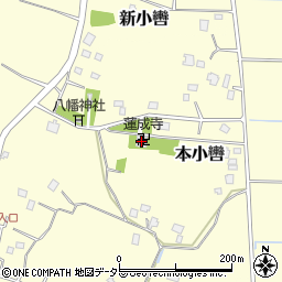 蓮成寺周辺の地図