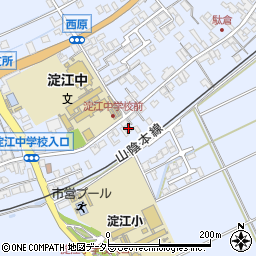 鳥取県米子市淀江町西原340-3周辺の地図