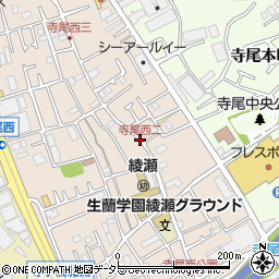 寺尾西二周辺の地図