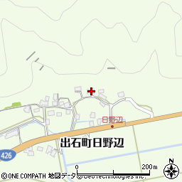 兵庫県豊岡市出石町日野辺402周辺の地図