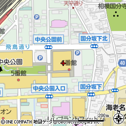 はま寿司海老名ビナウォーク店周辺の地図