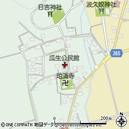 滋賀県長浜市瓜生町周辺の地図