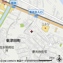 島根県松江市東津田町2168-43周辺の地図