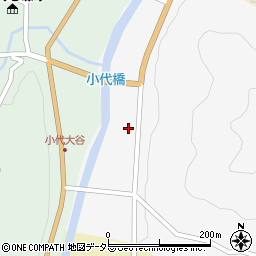 兵庫県美方郡香美町小代区野間谷23周辺の地図