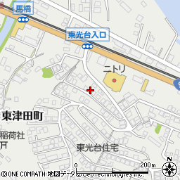 島根県松江市東津田町2168-33周辺の地図