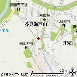 岐阜県岐阜市芥見海戸山19周辺の地図