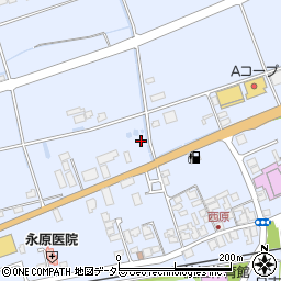 鳥取県米子市淀江町西原1209-6周辺の地図
