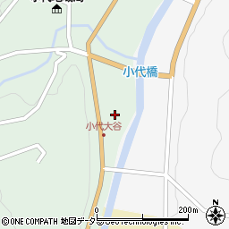 兵庫県美方郡香美町小代区大谷28周辺の地図