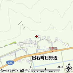 兵庫県豊岡市出石町日野辺415周辺の地図
