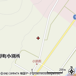 鳥取県鳥取市鹿野町小別所91-1周辺の地図
