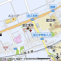 鳥取県米子市淀江町西原704周辺の地図
