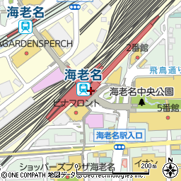 相模鉄道株式会社　海老名駅周辺の地図