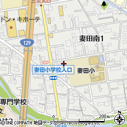 神奈川県厚木市妻田南周辺の地図