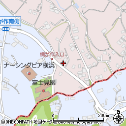 神奈川県横浜市旭区桐が作1628-14周辺の地図
