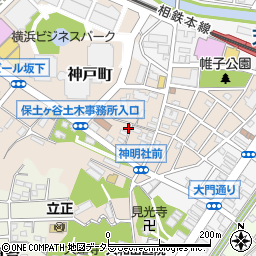 神奈川県横浜市保土ケ谷区神戸町68周辺の地図