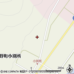 鳥取県鳥取市鹿野町小別所91-3周辺の地図