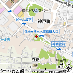 神奈川県横浜市保土ケ谷区神戸町107周辺の地図