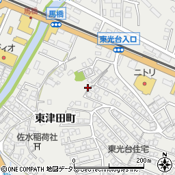 島根県松江市東津田町2165周辺の地図