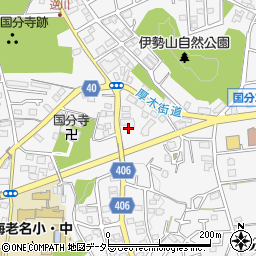 神奈川県海老名市国分南周辺の地図